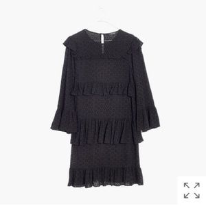Madewell Eyelet Waterlily Ruffle Dress